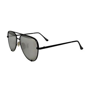 Quay x Desi high key mini 111 Black Aviator Sunglasses